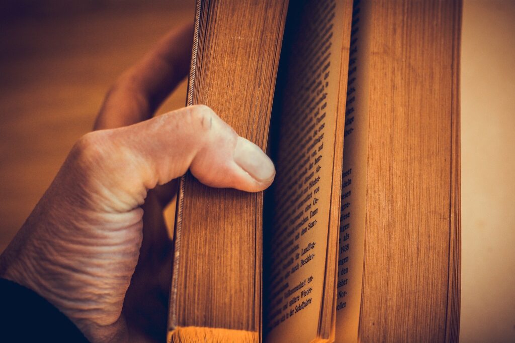 flipping through an old book, Taming of the antithesis proposition